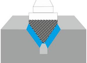 Обработка заготовки конусной борфрезой типа J Обработка заготовки конусной борфрезой типа J